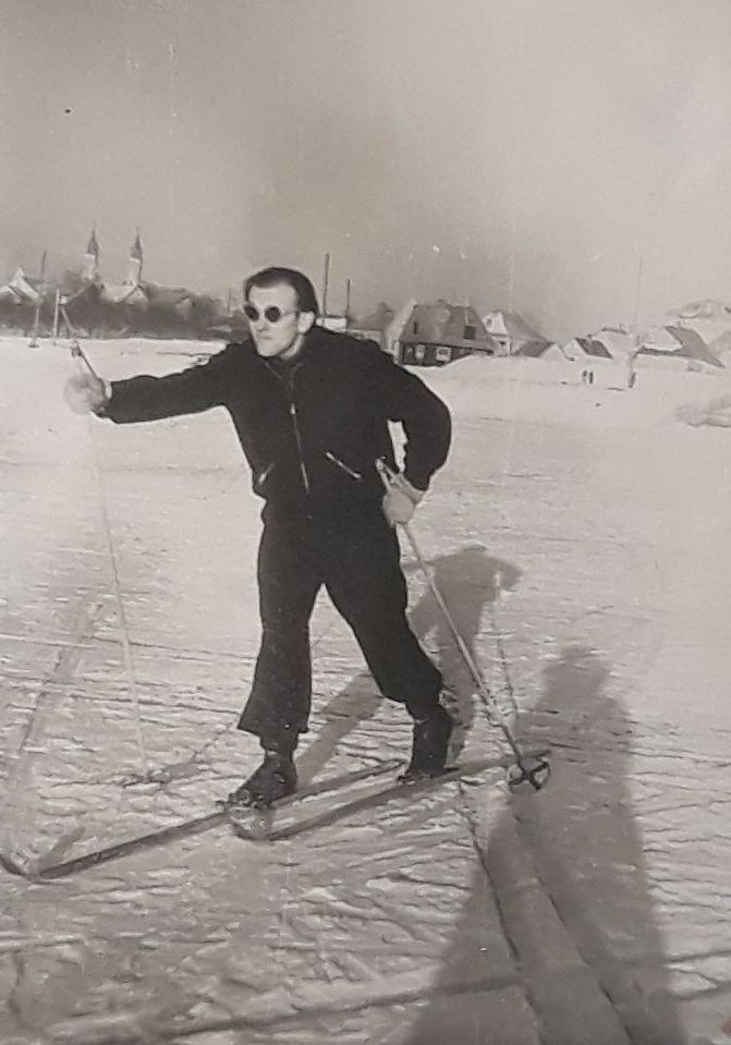 Šešupės slėnyje prie Marijampolės. 1959 m. kovas.