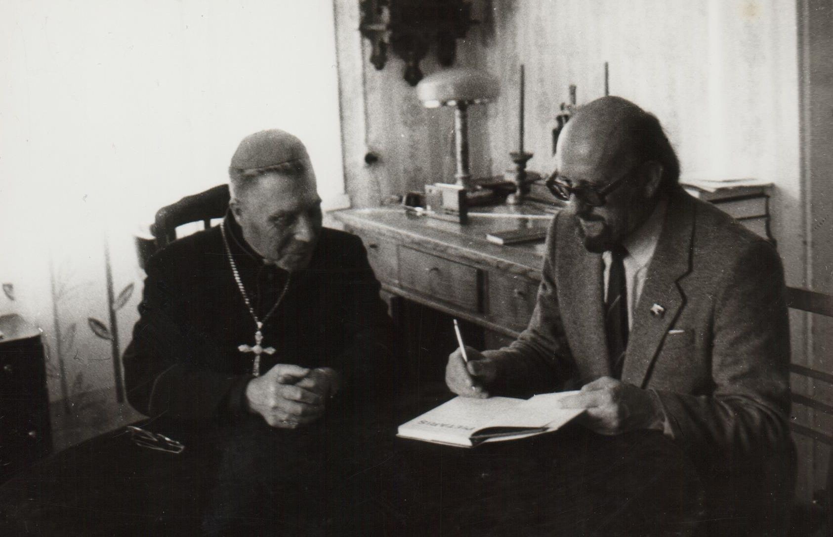 Svečiuose pas JE kardinolą Vincentą Sladkevičių. 1988 m. spalis.