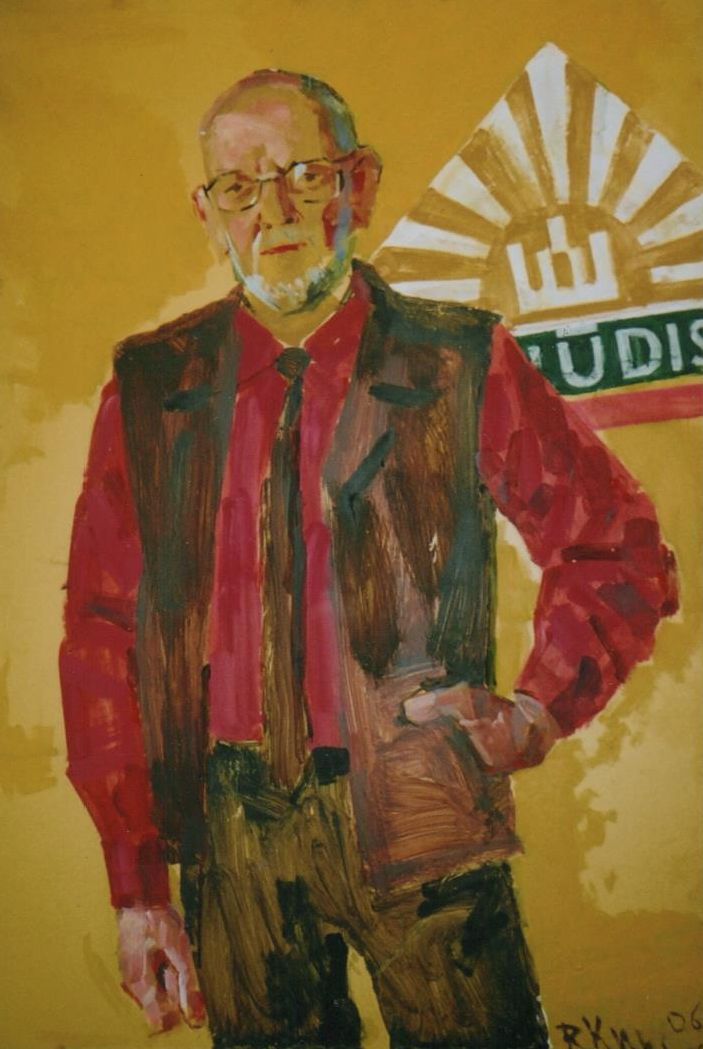 G. Ilgūno portretas. Dail. R. Kunca. 2006 m.